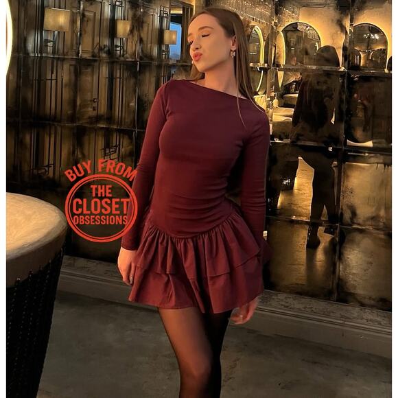 ZARA Boatneck Short Dress NWT - Picture 10 of 16